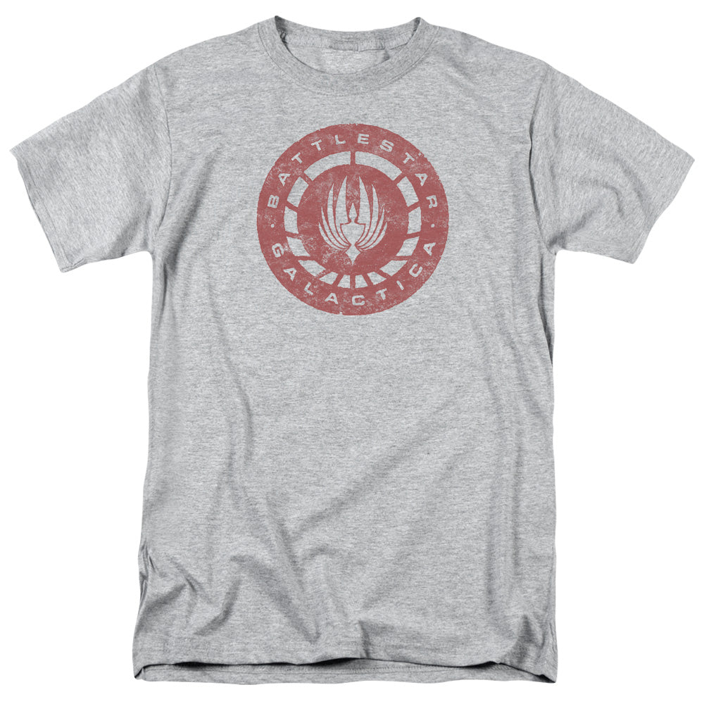 BSG/ERODED LOGO - S/S ADULT 18/1 - ATHLETIC HEATHER