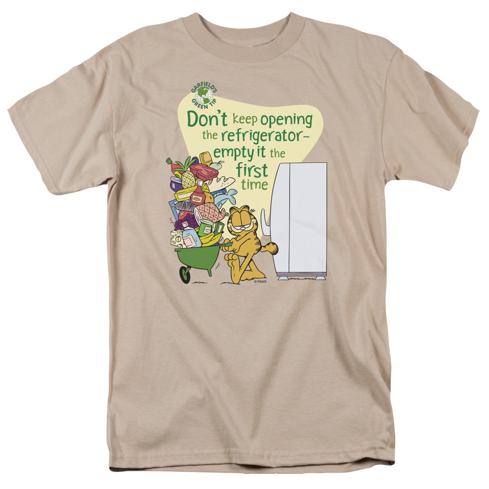 GARFIELD/EMPTY IT - S/S ADULT 18/1 - SAND