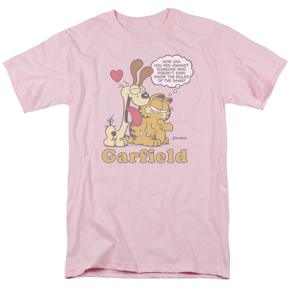 GARFIELD/CANT WIN - S/S ADULT 18/1 - PINK