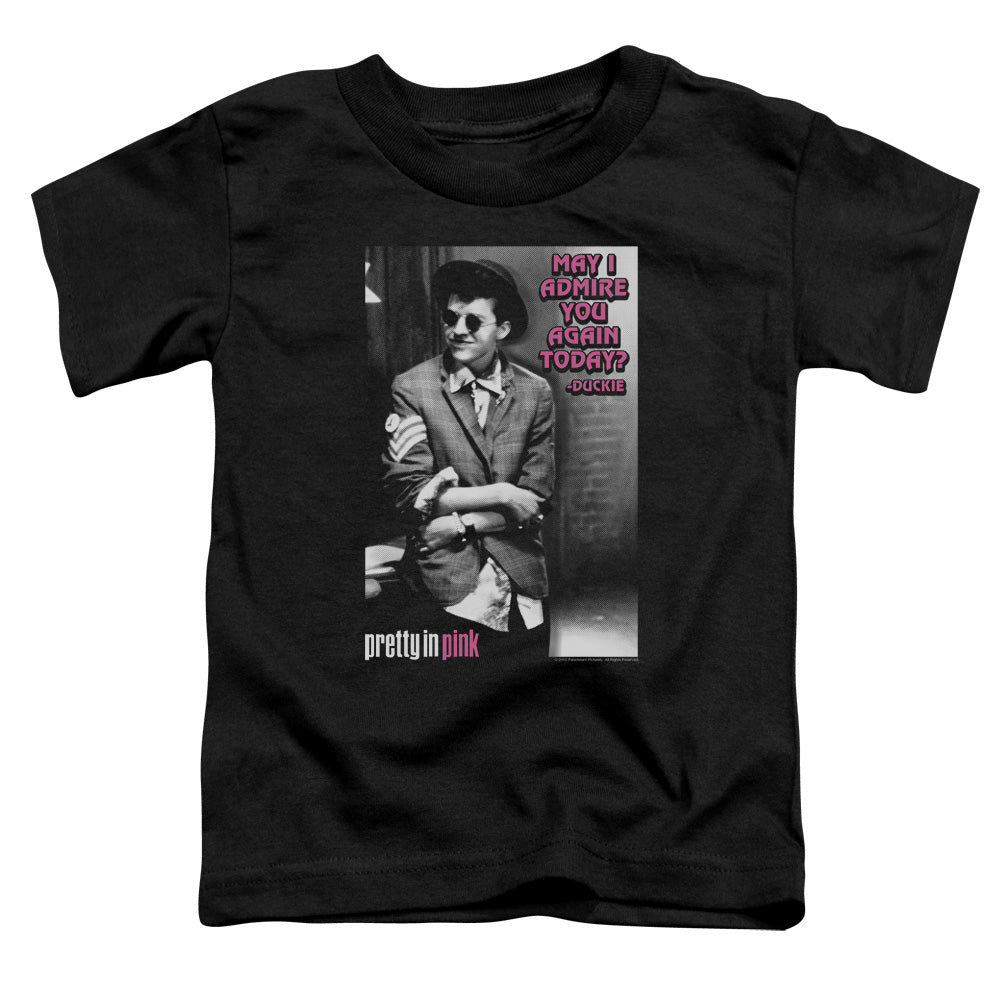 PRETTY IN PINK/ADMIRE - S/S TODDLER TEE - BLACK